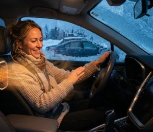 Topení výhřevný ventilátor do auta  na 12V