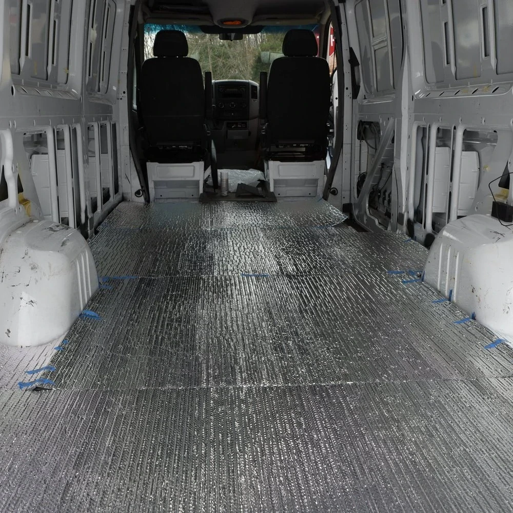 Tepelná a zvuková izolace pro obytná auta a karavany 100cm x 5metrů 10mm