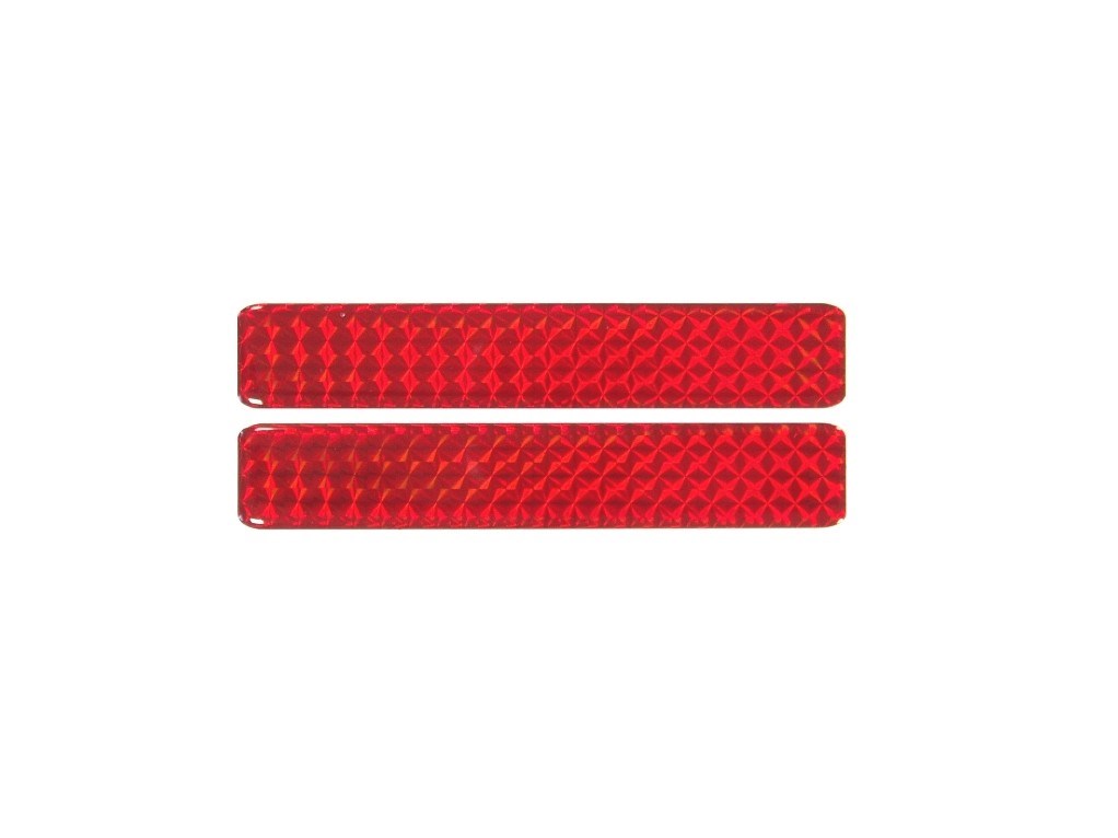 Pružná odrazka plastická ohebná nalepovací samolepicí 30 x 2,5cm