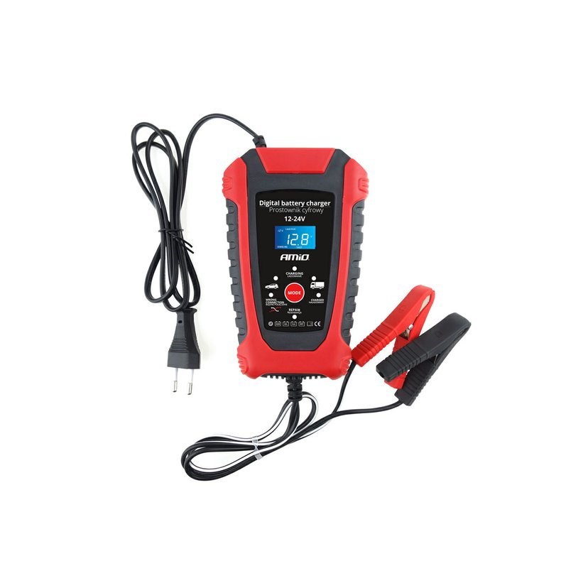 Nabíječka autobaterií digitální 6V a 12V 2A 6A