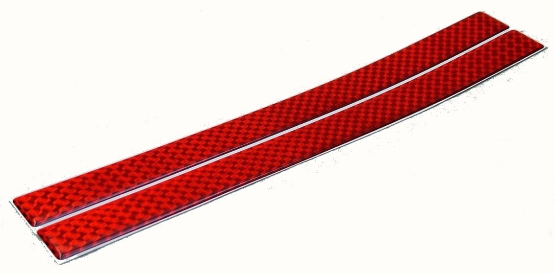 Pružná odrazka plastická ohebná samolepicí stříbrná cca 7 x 2,5cm