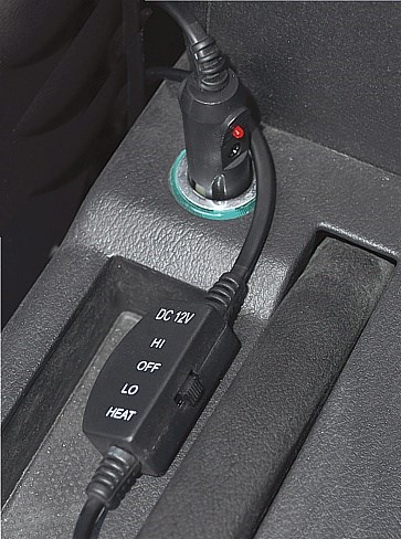 Dvouteplotní vyhřívaný potah na sedadlo s termostatem 12V