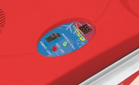 Autolednička chladící i hřející, 30L světelný ukazatel °C na 12V a 220V