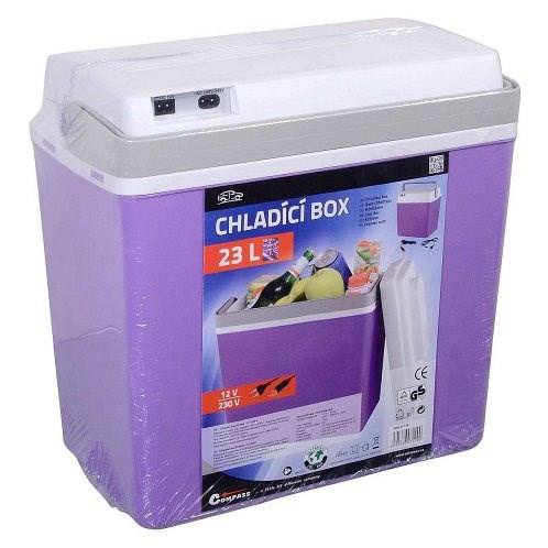 Autolednička chladicí box na 12V a 220V objem 23 litrů