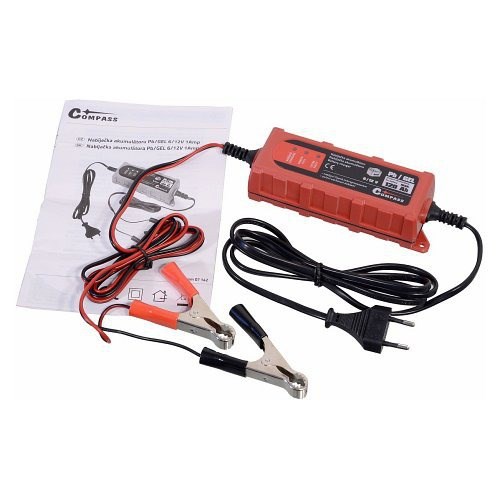 Nabíječka autobaterie mikroprocesor 1Amp 6/12V PB/GEL max. 120Ah