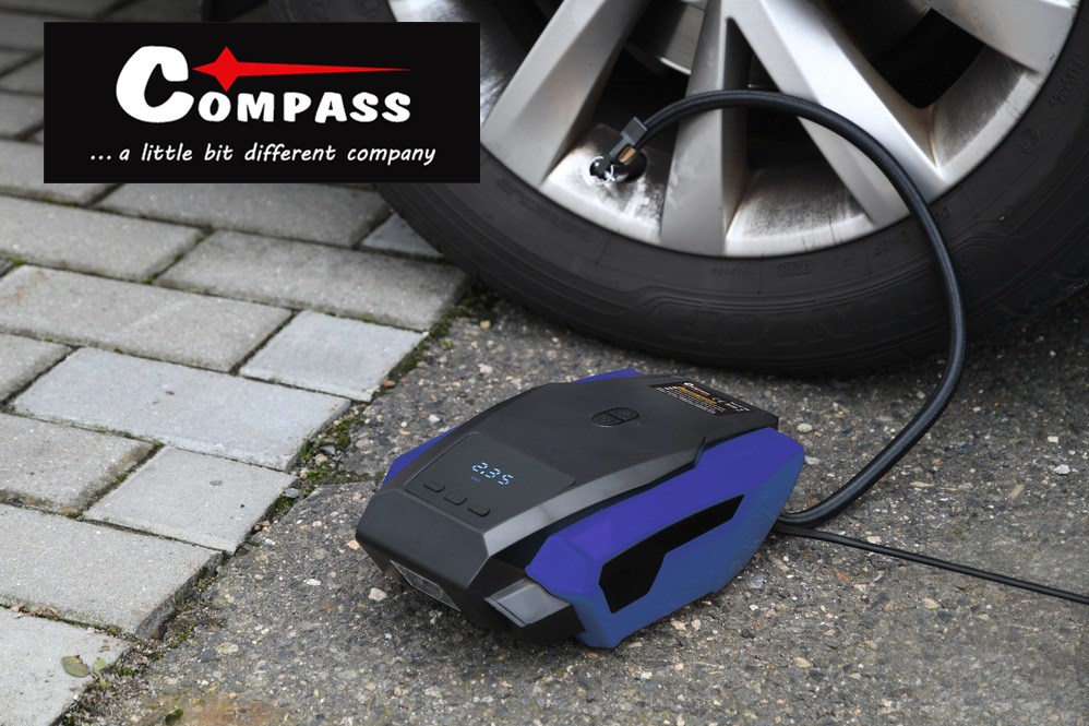 Vysoce výkonný kompresor s Auto-stop na 12V do auta digitální