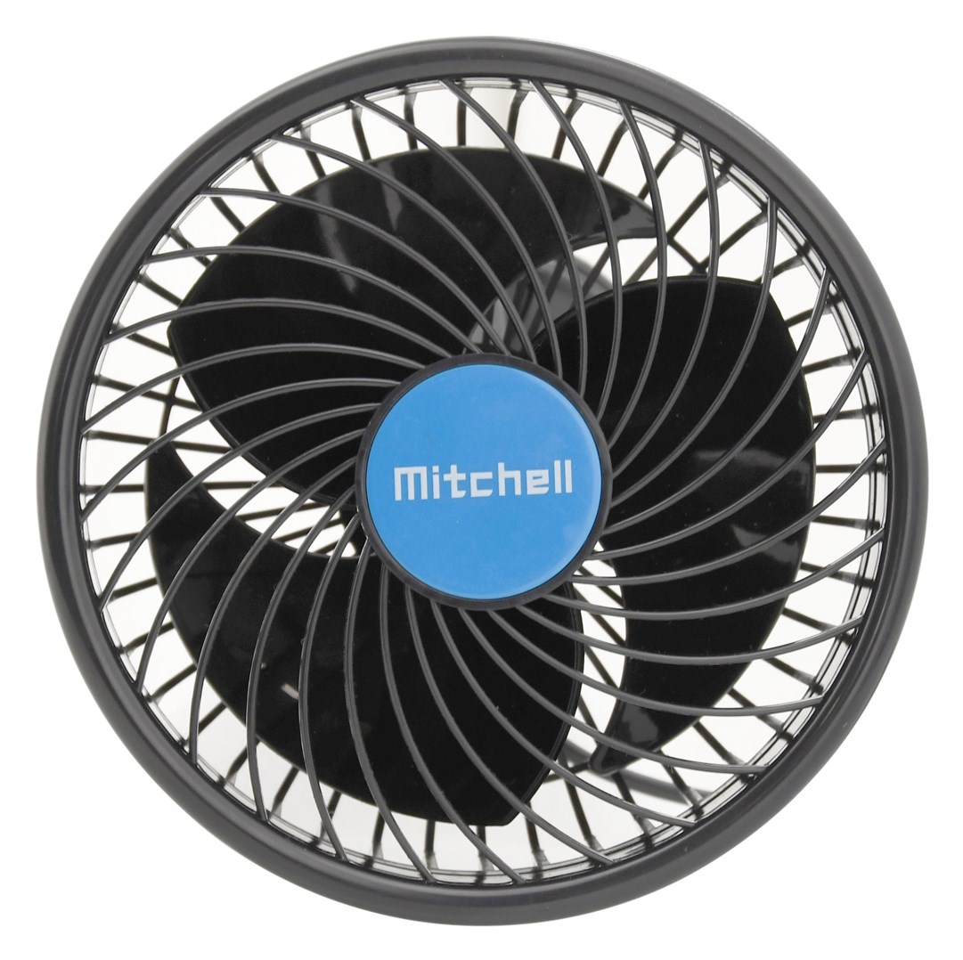 Výkonný značkový ventilátor do auta 12V otočný větrák průměr 15cm