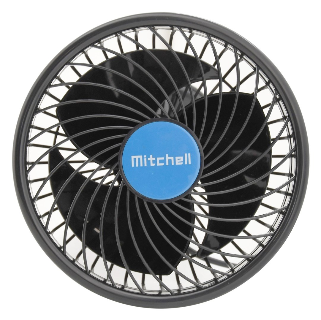 Výkonný značkový ventilátor do auta 24V otočný větrák průměr 15cm