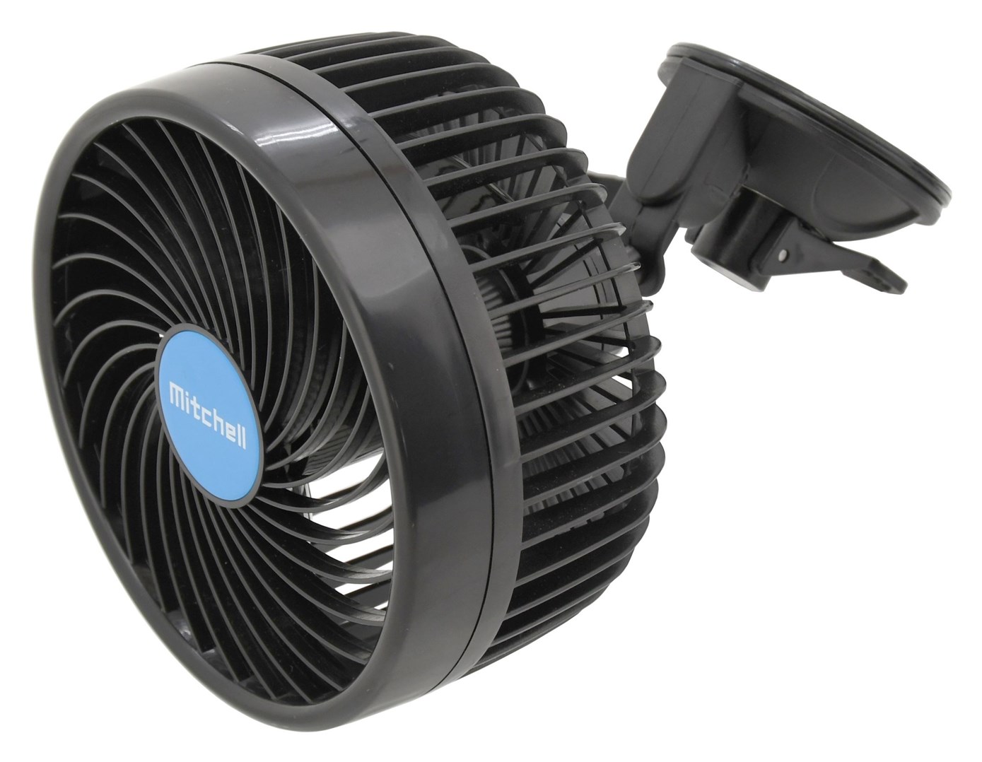 Výkonný značkový ventilátor do auta 24V otočný větrák průměr 15cm