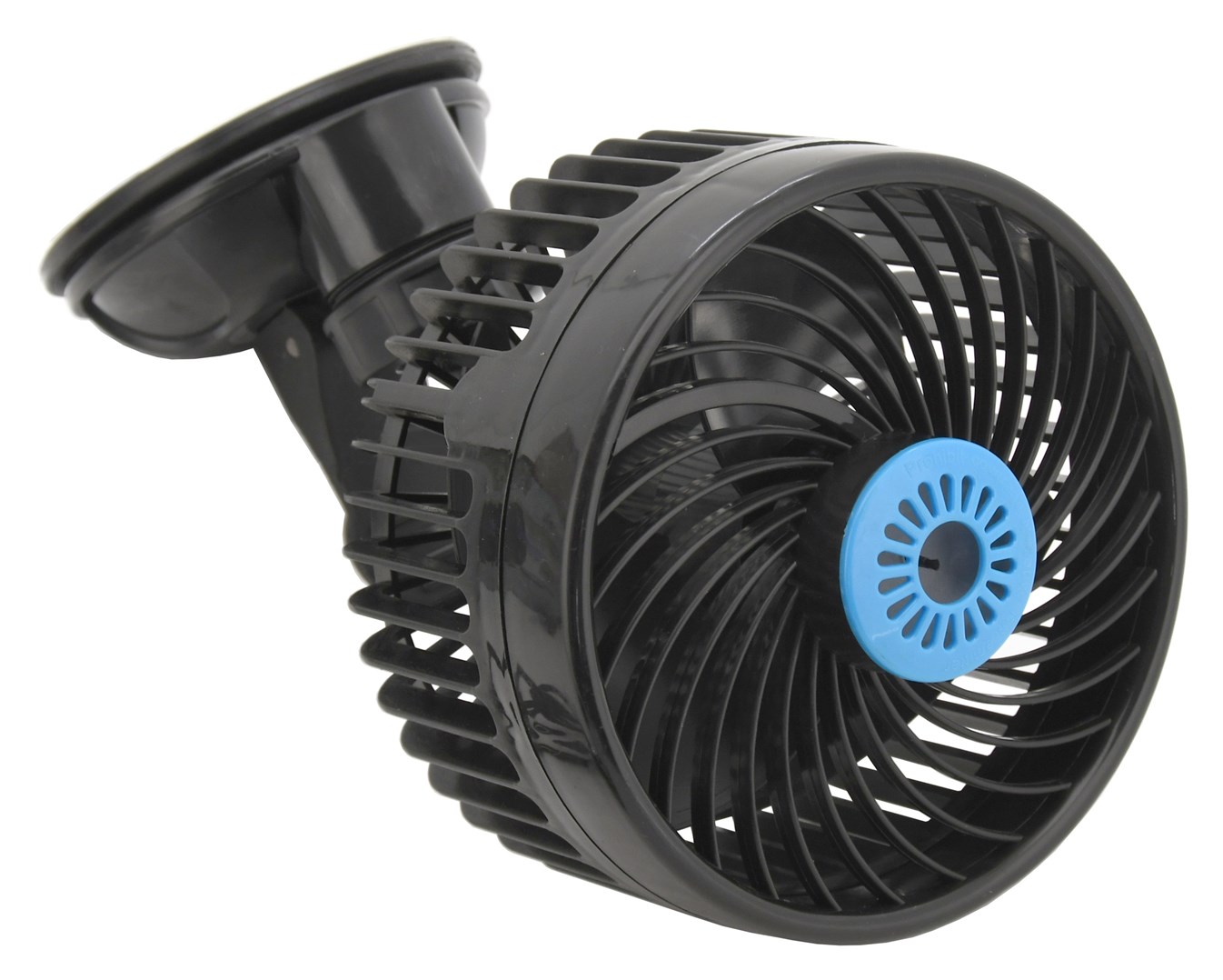 Ventilátor do auta průměř 15cm 12V na přísavku s ionizátorem