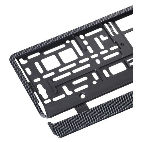 Podložka pod SPZ, rámeček pro SPZ černý carbon 1ks