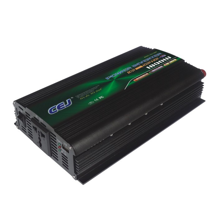 Měnič napětí do auta z 12V na 220V 3000W kovový