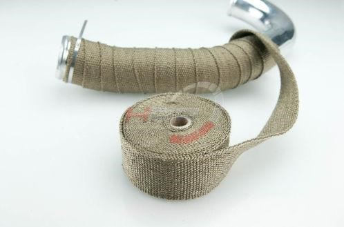 Termo izolační páska 50mm x 15m titanová na výfuk svody