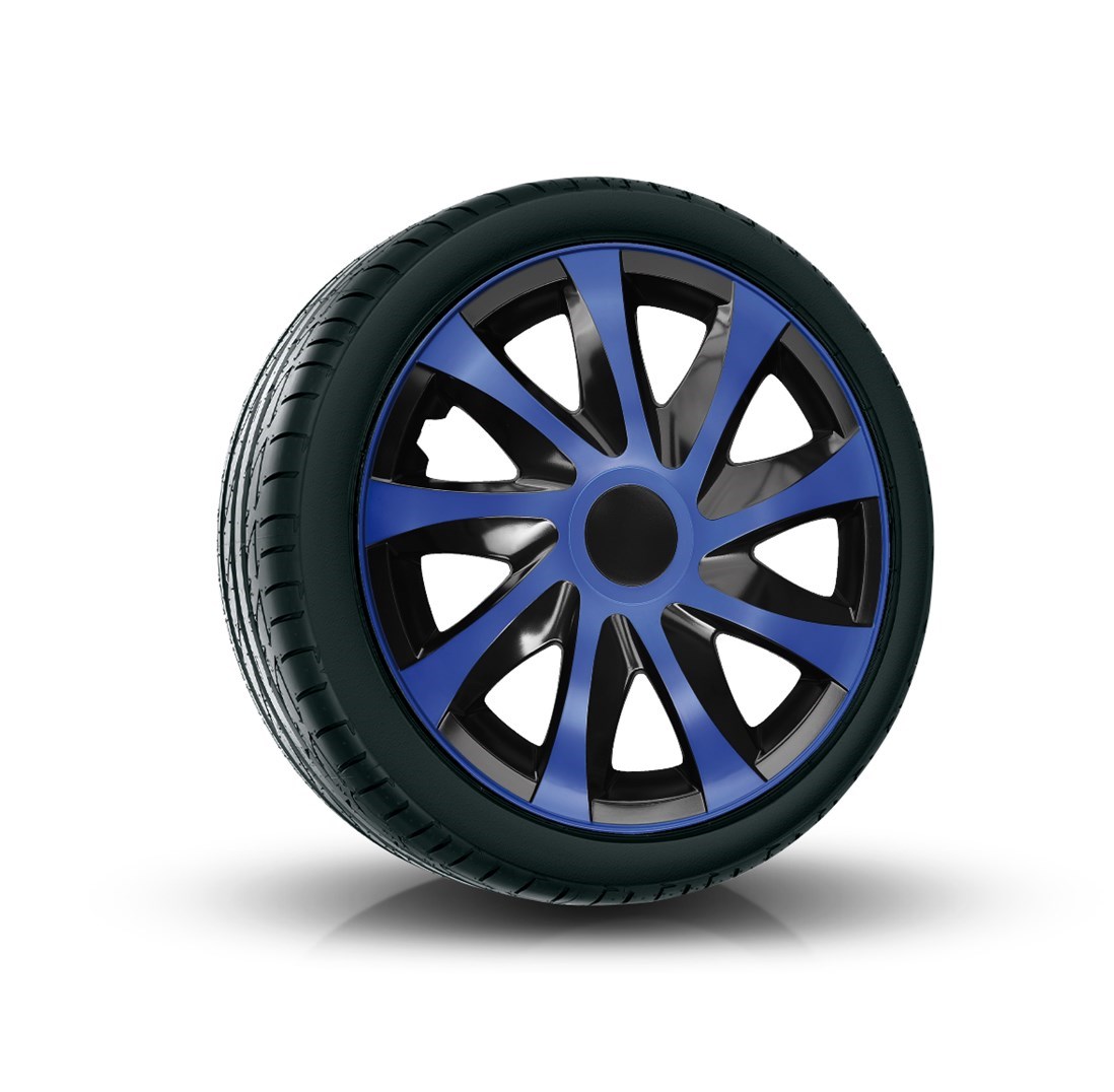 Poklice na kola - kryty kola drago Black/Blue 14"