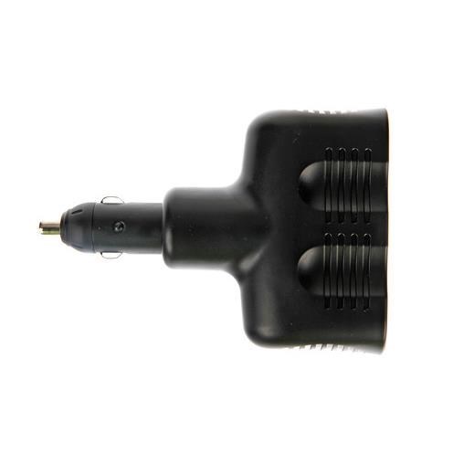 Rozdvojka do auta pro autozásuvky 2 x 12V i 24V + 2 x USB