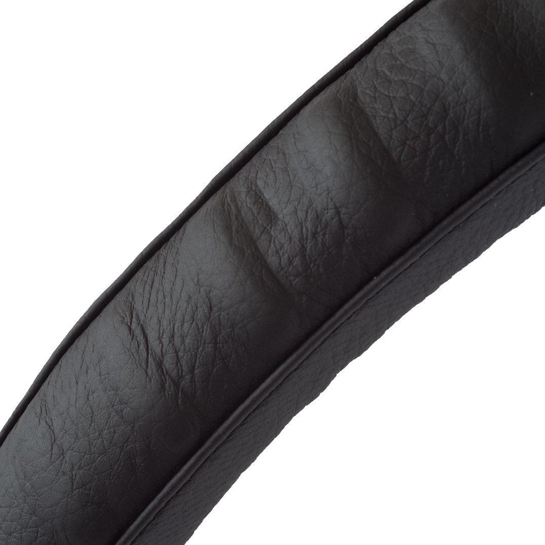 Potah volantu 37-39 cm z pravé kůže černý, 01765