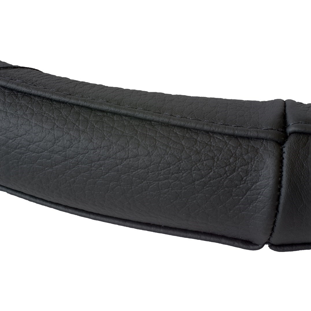 Potah volantu 37-39 cm z pravé kůže černý, 01765