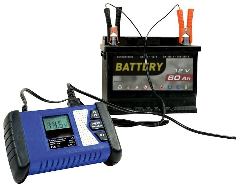 Nabíječka profi microprocesor 6V a 12V PB/GEL/AGM