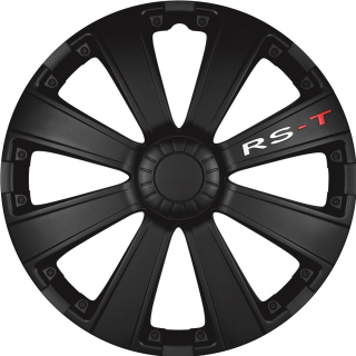 RST kryty kol černé 15" poklice na kola sada