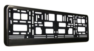 Podložka pod SPZ, rámeček pro SPZ černý carbon 1ks