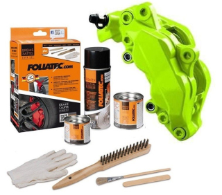 FOLIATEC dvousložková barva na brzdy zelená Toxic (Toxic green)