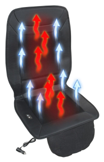 Potah sedadla vyhřívaný s ventilací 12V do auta