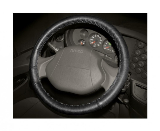 Potah volantu kožený sešívací pro volant 36-38cm