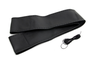 Potah volantu kožený šněrovací pro volant  37-39cm šířka 92mm, 01761