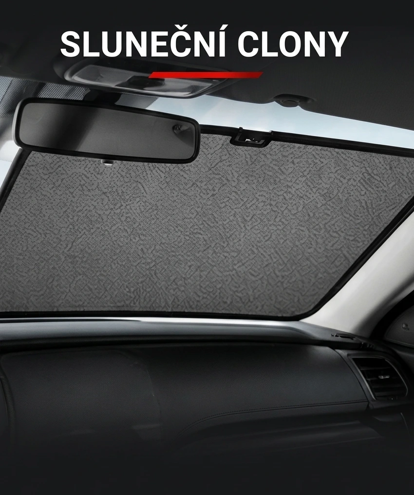Autodoplňky sluneční clony do auta