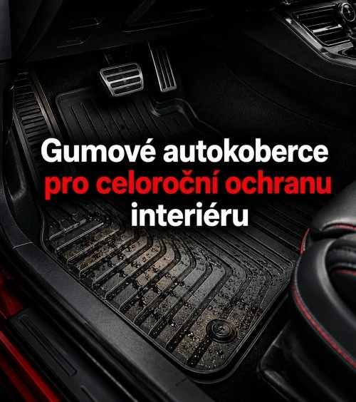 Gumové autokoberce pro celoroční ochranu interiéru
